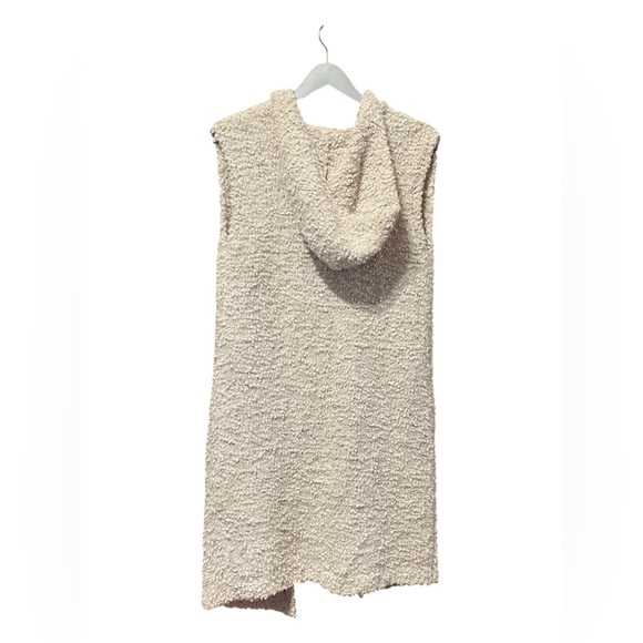 Rachel Zoe Sleeveless Hooded Cardigan – Large - Picture 2 of 4